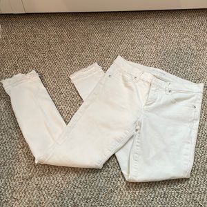 Loft white jeans